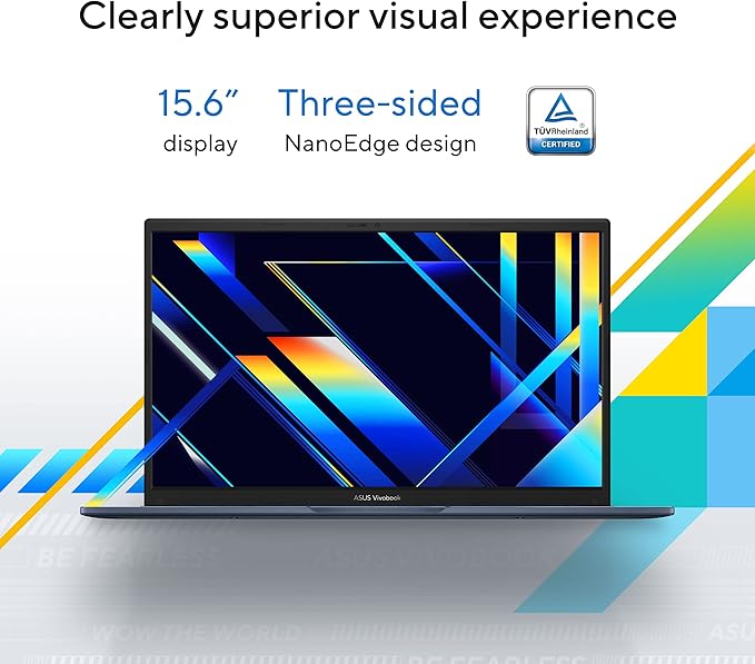 لاب توب فيفو بوك X1504VA-NJ121W من أسوس انتل كور i7-1355U-10 16 جيجا ذاكرة رام دي ار 4 وسيط تخزين ذي حالة ثابتة 512 شاشة اف اتش 15.6 بوصة 60 هرتز ويندوز 11 كيبورد